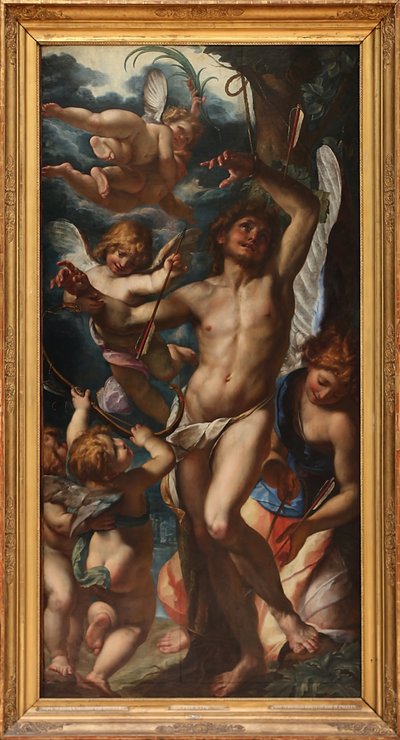 Saint Sebastian Rescued by Angels by Giulio Cesare Procaccini